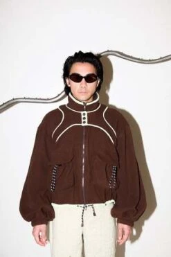 KkCoPacific Polar Fleece - Mud 9 KkCoPacific Polar Fleece - Mud -ULLA JOHNSON Clothing Shop Pacific Polar Fleece in Mud 20231001191120 1