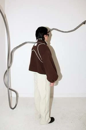 KkCoPacific Polar Fleece - Mud 8 KkCoPacific Polar Fleece - Mud - Image 6