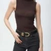Paloma WoolMarron Top - Dark Brown -ULLA JOHNSON Clothing Shop Paloma Wool Marron Top Dark Brown 20230628235413