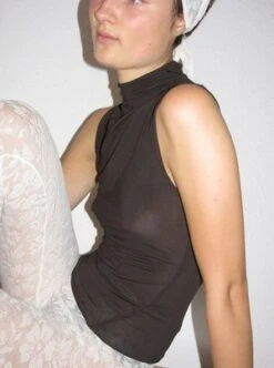 Paloma WoolMarron Top - Dark Brown -ULLA JOHNSON Clothing Shop Paloma Wool Marron Top Dark Brown 20230628235414 1