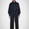 Paper LabelSue Belted Pants - Black 1 Paper LabelSue Belted Pants - Black -ULLA JOHNSON Clothing Shop Paper Label Sue Belted Pants Black 20231007184729
