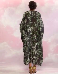 CYNTHIA ROWLEYParos Kaftan Dress - BLKMT -ULLA JOHNSON Clothing Shop Paros Kaftan 20230729225413 1
