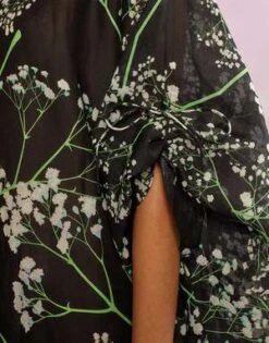 CYNTHIA ROWLEYParos Kaftan Dress - BLKMT -ULLA JOHNSON Clothing Shop Paros Kaftan 20230729225413 2