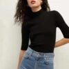 Veronica BeardPernia Knit Pullover - Black -ULLA JOHNSON Clothing Shop Pernia Knit Pullover in Black 20230823064922