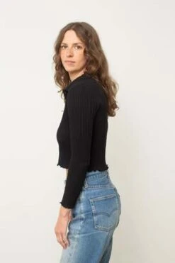 Rita RowPike Top - Black -ULLA JOHNSON Clothing Shop Pike Top 20231101143207 2