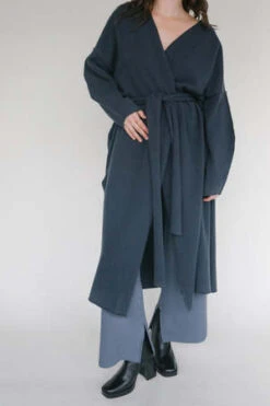 Rusthe Brand RUS Ragu Coat - Charcoal -ULLA JOHNSON Clothing Shop RUS Ragu Coat in Charcoal 20221126032334 2