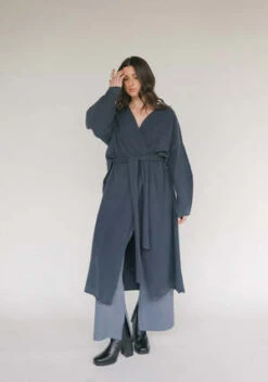 Rusthe Brand RUS Ragu Coat - Charcoal