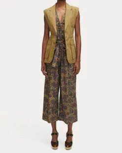 Rachel ComeyDoni Vest - Gold -ULLA JOHNSON Clothing Shop Rachel Comey Doni Vest Gold 20230606212614 1