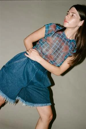 Rachel ComeyMead Tee - Blue 6 Rachel ComeyMead Tee - Blue - Image 4