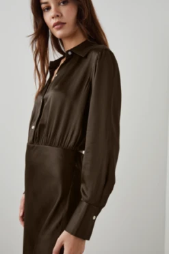 RailsKathleen Dress - Moss 10 RailsKathleen Dress - Moss -ULLA JOHNSON Clothing Shop Rails Kathleen Dress 20231014235637 3