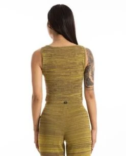 ThrillsReaction Knit Tank - Yellow -ULLA JOHNSON Clothing Shop Reaction Knit Tank 20231026020254 2
