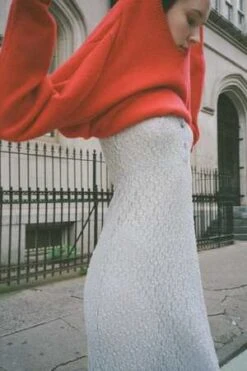 Maryam Nassir ZadehDavis Sweater - Red -ULLA JOHNSON Clothing Shop Red Davis Sweater 20231030022132 1