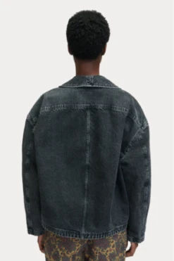 Rachel ComeyRookey Blazer - Washed Black Denim -ULLA JOHNSON Clothing Shop Rookey Blazer in Washed Black Denim 20230616012522 1