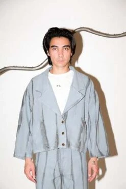 KkCoRoot Box Jacket - Gravel Jupiter Dye 10 KkCoRoot Box Jacket - Gravel Jupiter Dye -ULLA JOHNSON Clothing Shop Root Box Jacket in Gravel Jupiter Dye 20231001191144 1