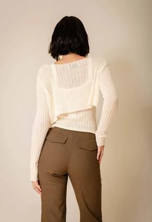 NKCRudi Two Piece Top - Cream 6 NKCRudi Two Piece Top - Cream - Image 4