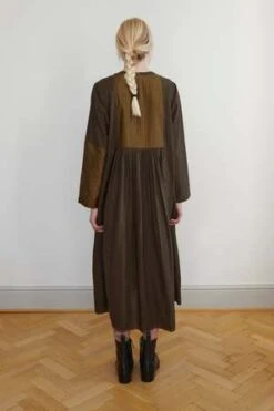 Tidy Street General StoreRunaway Bicycle Panelled Dress - Brown -ULLA JOHNSON Clothing Shop Runaway Bicycle Panelled Dress 20231009121014 2