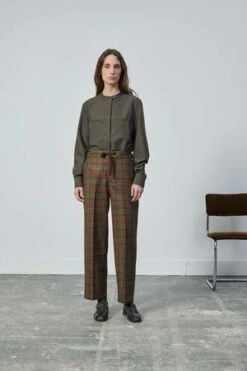SoeurSARAJEVO PANT - KAKI PLAID