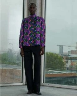 SoeurViolin Blouse - Multicolor Rose Print -ULLA JOHNSON Clothing Shop SOEUR Violin Blouse in Multicolor Rose Print 20231004233009