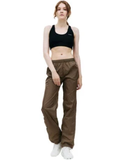 Sporty & RichSPORTY & RICH Snap Sweatpants - Brown