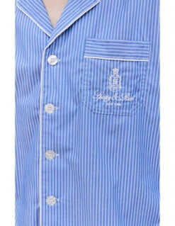 Sporty & RichSPORTY And RICH Striped Pyjama Shirt -ULLA JOHNSON Clothing Shop SPORTY RICH Striped pyjama shirt 20231027062424 1