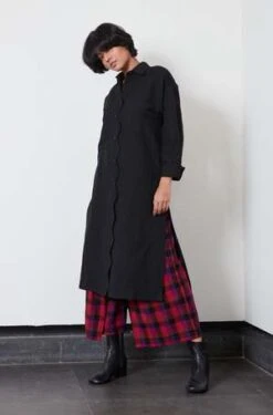 RUJUTA SHETHSam Shirt - Black -ULLA JOHNSON Clothing Shop Sam Shirt Black 20231031054333 1