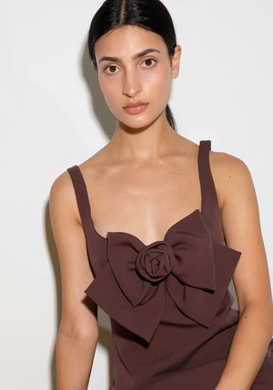 Sandy LiangArden Dress - Umber 5 Sandy LiangArden Dress - Umber - Image 3