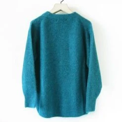 UnknownThings Between Sayaka Davis Cocoon Cardigan - Deep Sea -ULLA JOHNSON Clothing Shop Sayaka Davis cocoon cardigan deep sea 20231024202151