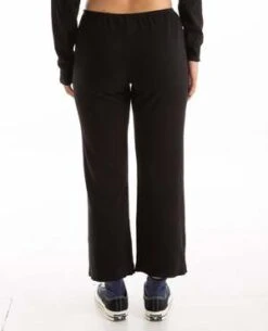 Donni.Scallop Cropped Simple Pant - Black -ULLA JOHNSON Clothing Shop Scallop Cropped Simple Pant 20231012002825