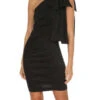 Sea New YorkSea Shoulder Bow Dress - Black -ULLA JOHNSON Clothing Shop Sea Shoulder Bow Dress 20220811140322