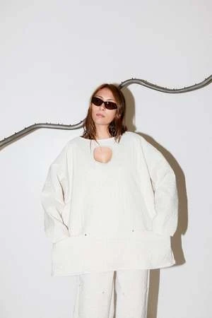 KkCoSeed Smock Top - Ecru 3 KkCoSeed Smock Top - Ecru