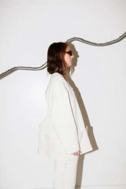 KkCoSeed Smock Top - Ecru 12 KkCoSeed Smock Top - Ecru -ULLA JOHNSON Clothing Shop Seed Smock Top in Ecru 20231027172017 2