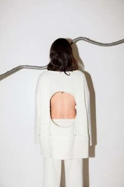 KkCoSeed Smock Top - Ecru 13 KkCoSeed Smock Top - Ecru -ULLA JOHNSON Clothing Shop Seed Smock Top in Ecru 20231027172017 3