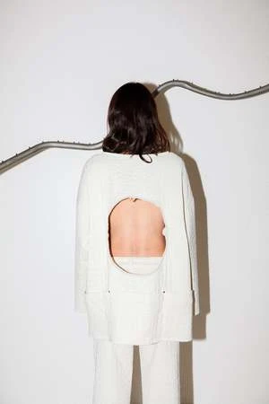 KkCoSeed Smock Top - Ecru 7 KkCoSeed Smock Top - Ecru - Image 5