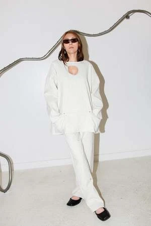 KkCoSeed Smock Top - Ecru 9 KkCoSeed Smock Top - Ecru - Image 7