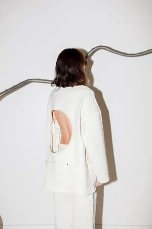 KkCoSeed Smock Top - Ecru 8 KkCoSeed Smock Top - Ecru - Image 6