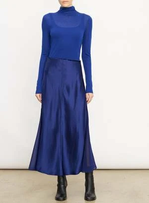 VINCESheer Long Sleeve Turtle Neck - Blue 6 VINCESheer Long Sleeve Turtle Neck - Blue - Image 4