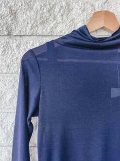 VINCESheer Long Sleeve Turtle Neck - Blue 8 VINCESheer Long Sleeve Turtle Neck - Blue -ULLA JOHNSON Clothing Shop Sheer Long Sleeve Turtle Neck 20231031200032