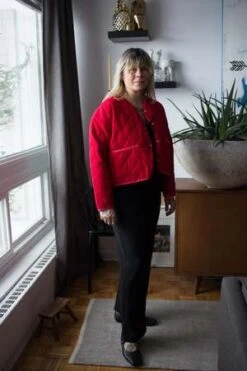 ShelterPipa Coat - Crimson