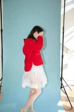 ShelterPipa Coat - Crimson -ULLA JOHNSON Clothing Shop Shelter Pipa Coat Crimson 20230125163551 1