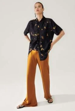 Silk LaundryBIAS CUT PANTS - TAMARIN -ULLA JOHNSON Clothing Shop Silk Laundry BIAS CUT PANTS TAMARIN 20230216030347