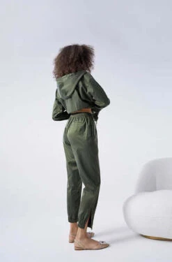 Silk LaundrySilk Track Pants - Cedar