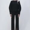 Jonathan SimkhaiSimkhai Monroe Wool And Cashmere Pullover W. Crystals - Black -ULLA JOHNSON Clothing Shop Simkhai Monroe Wool and Cashmere Pullover w Crystals Black 20231031225533