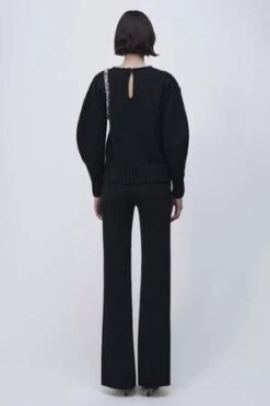 Jonathan SimkhaiSimkhai Monroe Wool And Cashmere Pullover W. Crystals - Black 12 Jonathan SimkhaiSimkhai Monroe Wool And Cashmere Pullover W. Crystals - Black -ULLA JOHNSON Clothing Shop Simkhai Monroe Wool and Cashmere Pullover w Crystals Black 20231031225535
