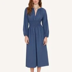 XirenaSimone Dress - Delft Blue