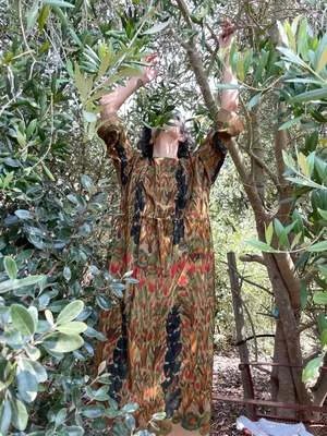 AnntianSimple Dress - Print Flower Beds 3 AnntianSimple Dress - Print Flower Beds