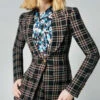 SmytheHutton Blazer - Black Plaid -ULLA JOHNSON Clothing Shop Smythe Hutton Blazer FA2367A PRE SALE 20231027205415