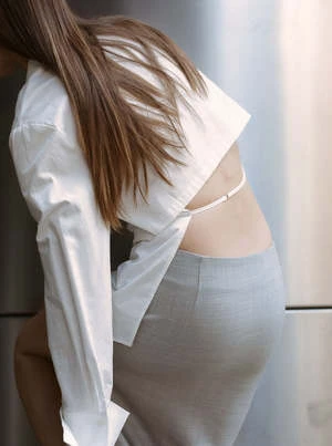 St. AgniOpen Back Shirt - White 4 St. AgniOpen Back Shirt - White - Image 2