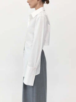 St. AgniOpen Back Shirt - White 14 St. AgniOpen Back Shirt - White -ULLA JOHNSON Clothing Shop St Agni Open Back Shirt White 20230809062650 1