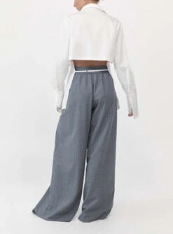 St. AgniOpen Back Shirt - White 13 St. AgniOpen Back Shirt - White -ULLA JOHNSON Clothing Shop St Agni Open Back Shirt White 20230809062650