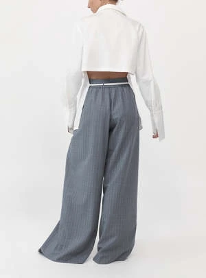 St. AgniOpen Back Shirt - White 6 St. AgniOpen Back Shirt - White - Image 4